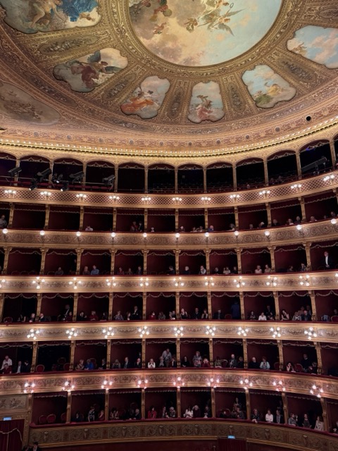 interiör från operan i Palermo